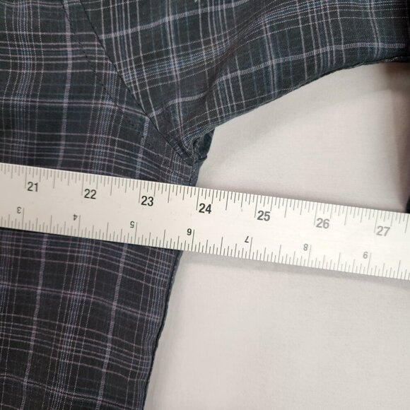 Columbia Button Down Shirt Men's Large Blue Gray Long Sleeve Casual Business - Picture 3 of 6